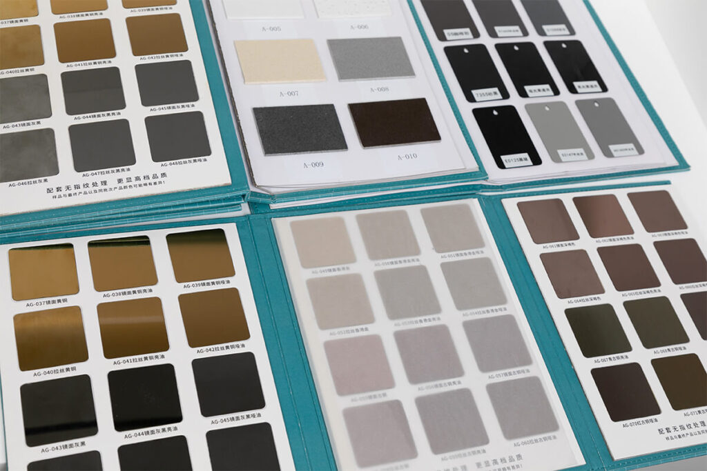 Material & Finish Selection