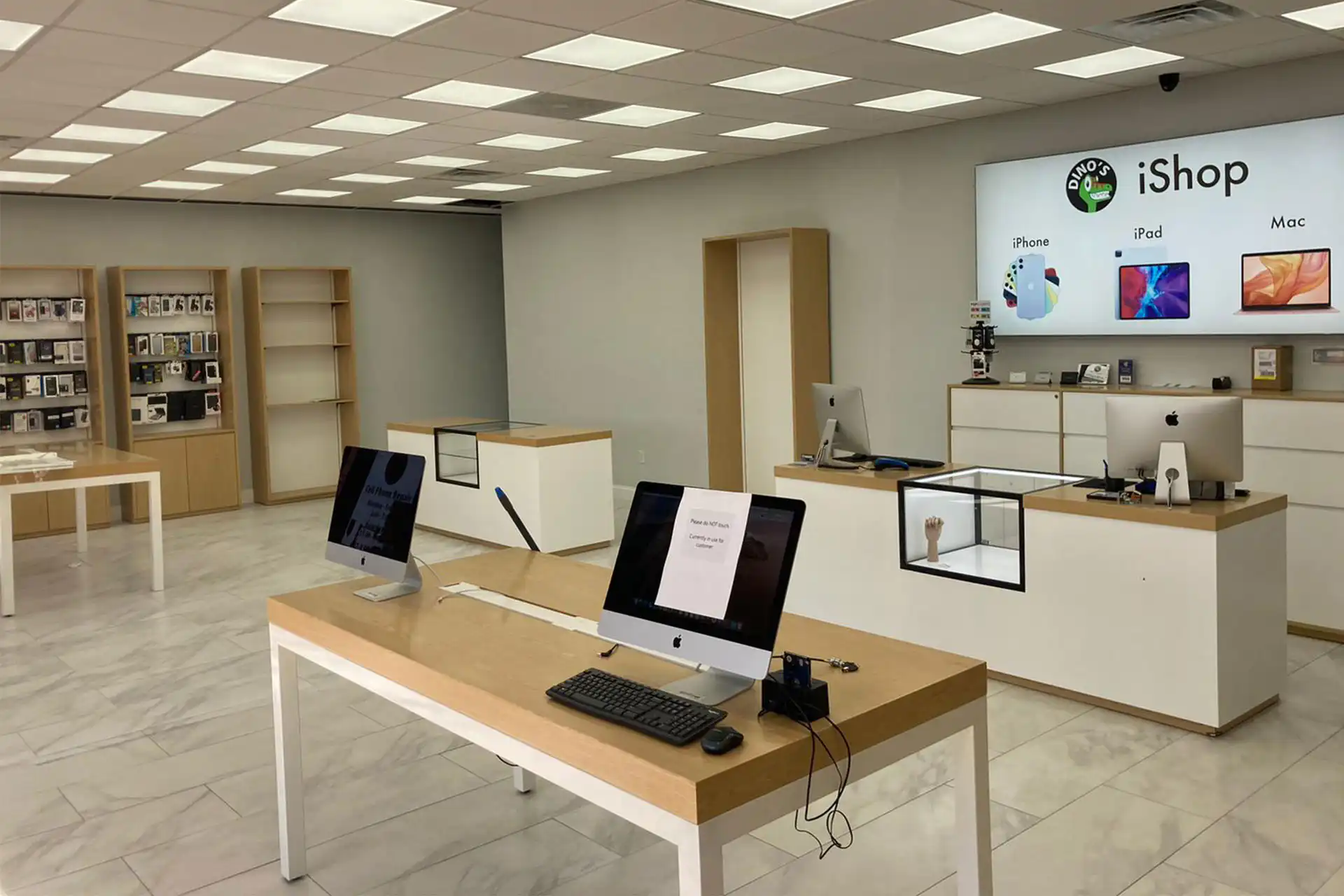 Custom Electronics Shop Fitting Manufacturing Projects